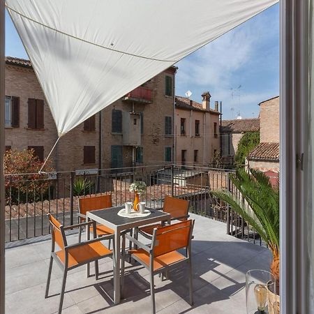 Ferienwohnung Ferrara Casa Dell'Archivolto Con Garage Exterior foto