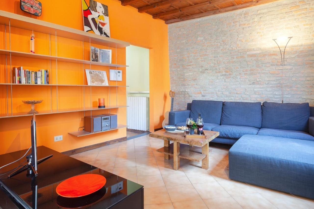 Ferienwohnung Ferrara Casa Dell'Archivolto Con Garage Exterior foto