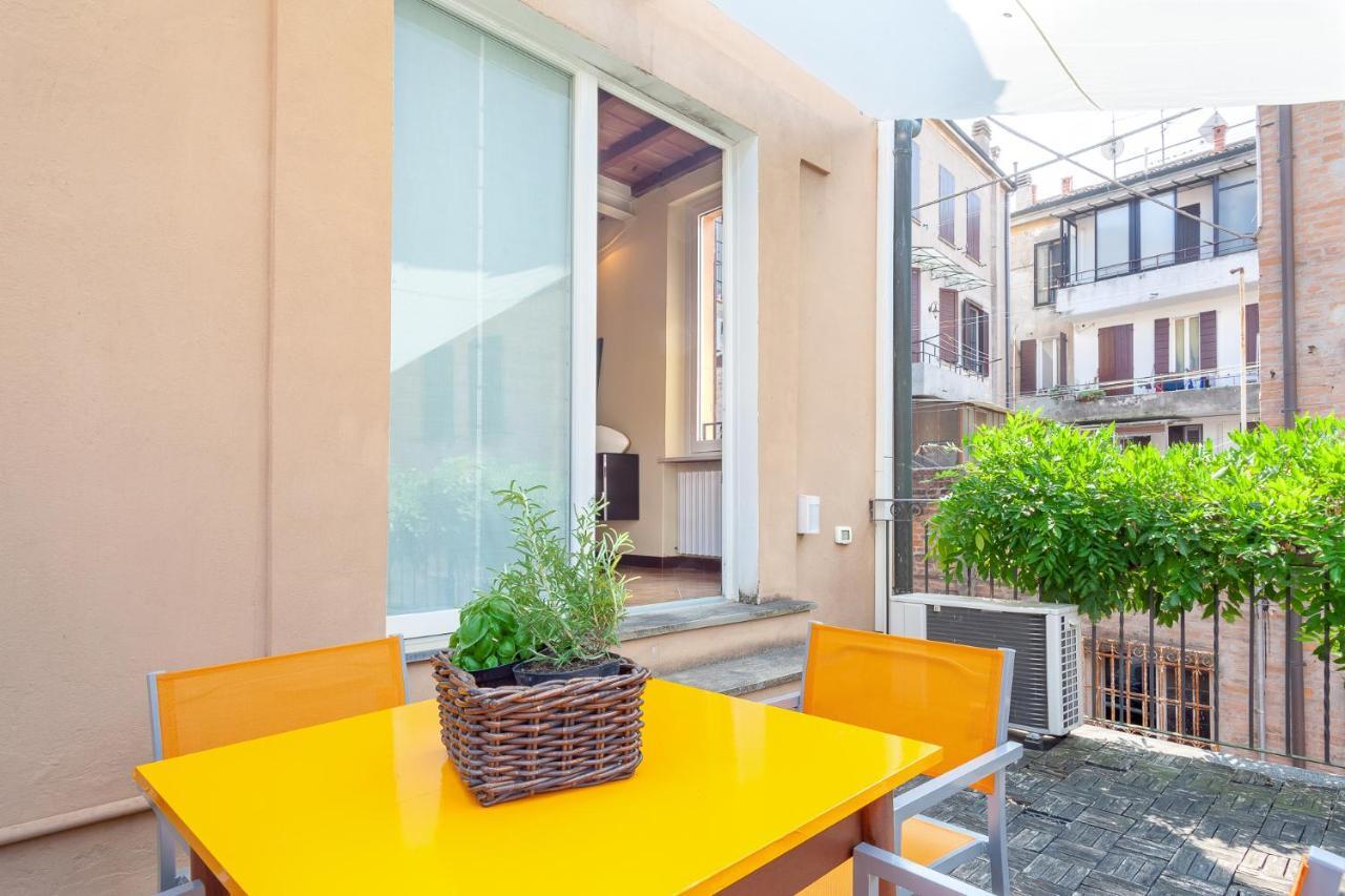 Ferienwohnung Ferrara Casa Dell'Archivolto Con Garage Exterior foto